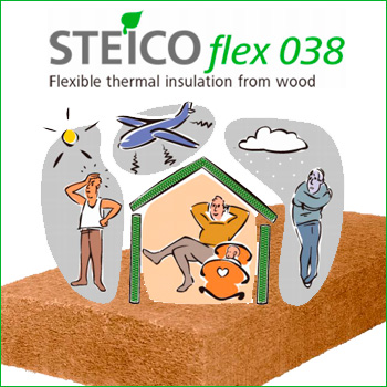 木繊維断熱材 「 シュタイコ FREX038 」 ／クボデラ株式会社