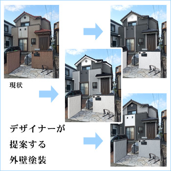 デザイナーズ外壁塗装　デザイナーが提案します／ひかり塗装