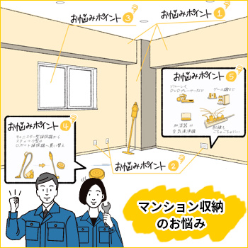 Smart Factory「マンション収納のお悩み」