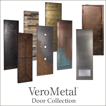 塗る金属ヴェロメタルがつくりあげる　ドア　コレクション