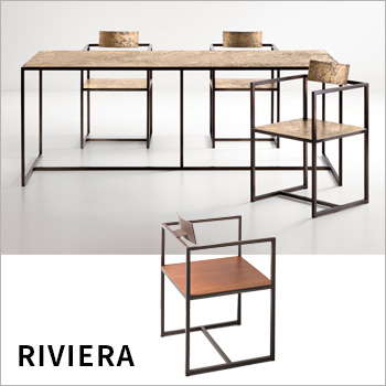 テーブル＆チェア「RIVIERA（リビエラ）」 - De Castelli（デカステッリ）